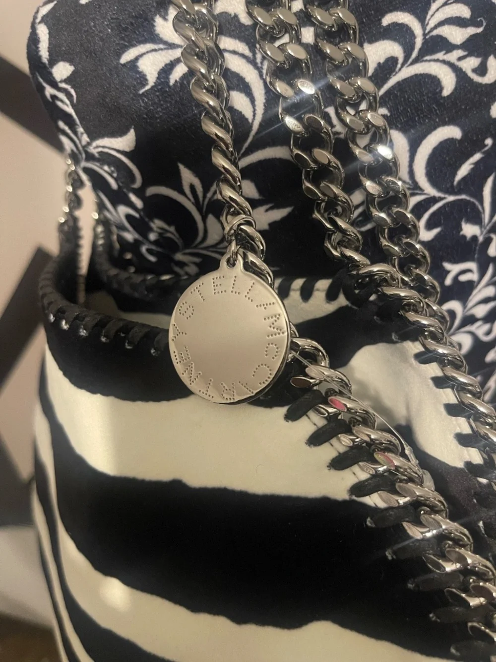 Zebra Stella McCartney Falabella Foldover Tote
